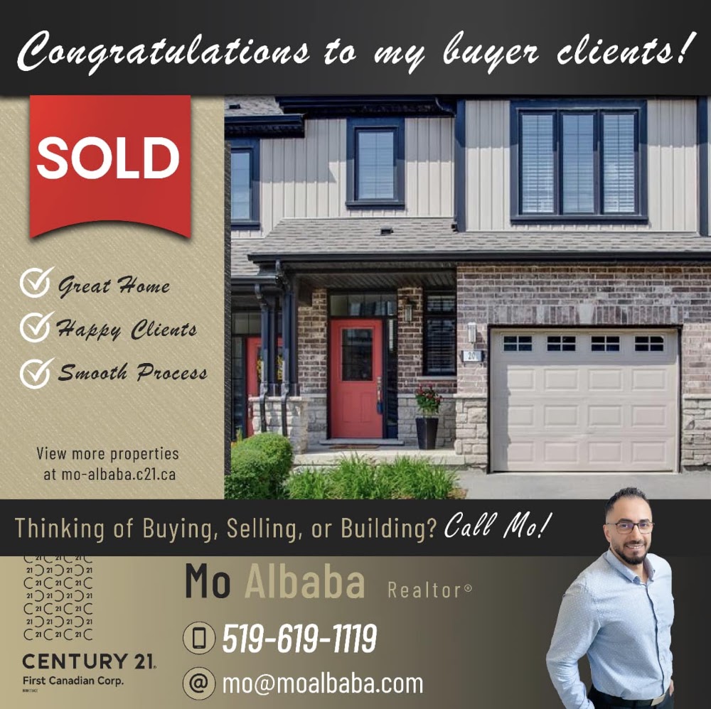 Mo Albaba Realtor Century 21 First Canadian Corp. Brokerage